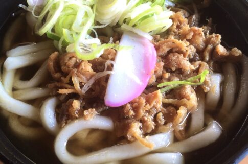 北九州名物かしわうどん